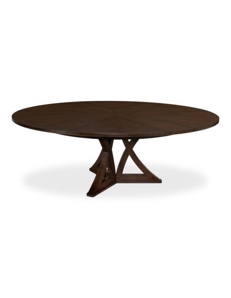 Casual Jupe Dining Table in Burnt Brown 84