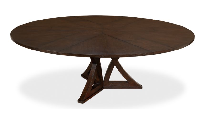 Casual Jupe Dining Table in Burnt Brown 84
