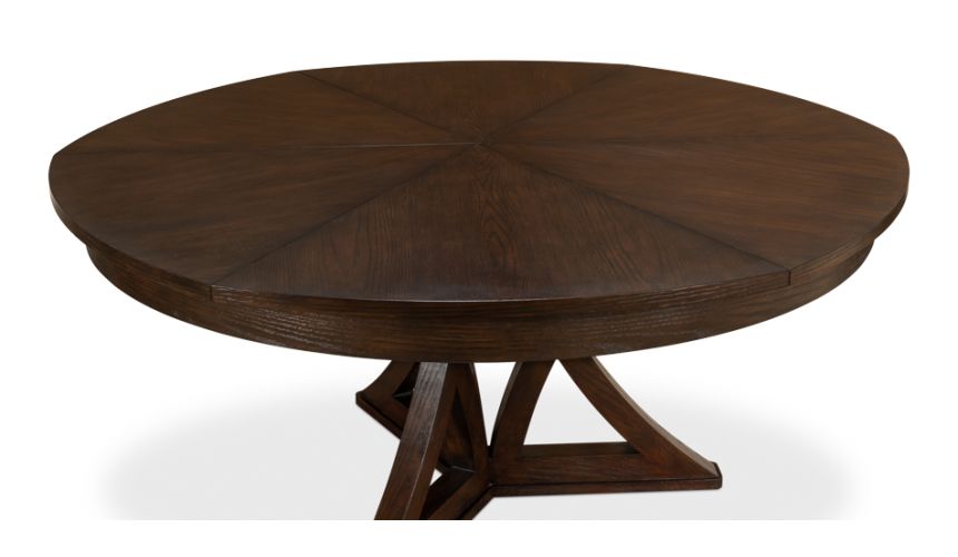 Casual Jupe Dining Table in Burnt Brown 84