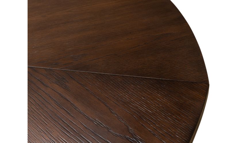 Casual Jupe Dining Table in Burnt Brown 84