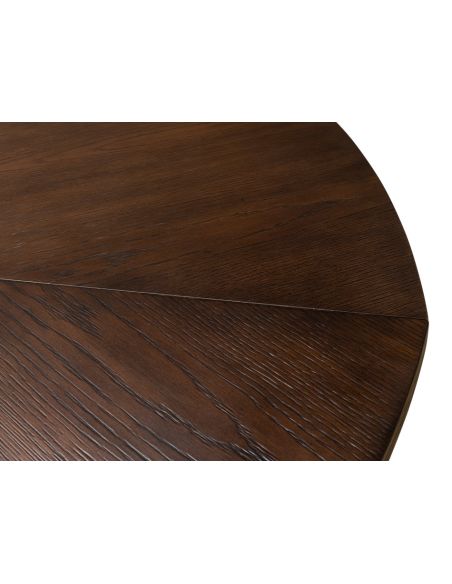 Casual Jupe Dining Table in Burnt Brown 84