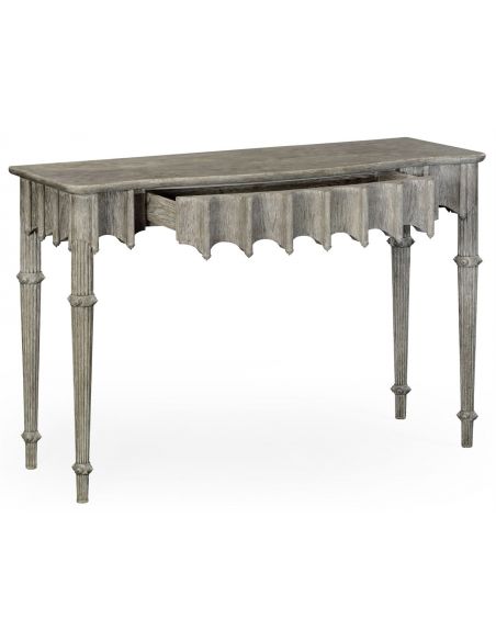 Artaross console table (Grey oak)