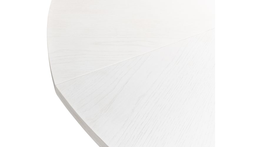 Tower Jupe Dining Table in a working white 84