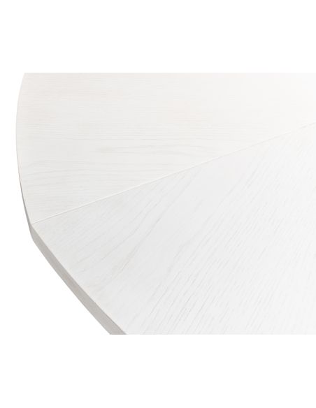 Tower Jupe Dining Table in a working white 84