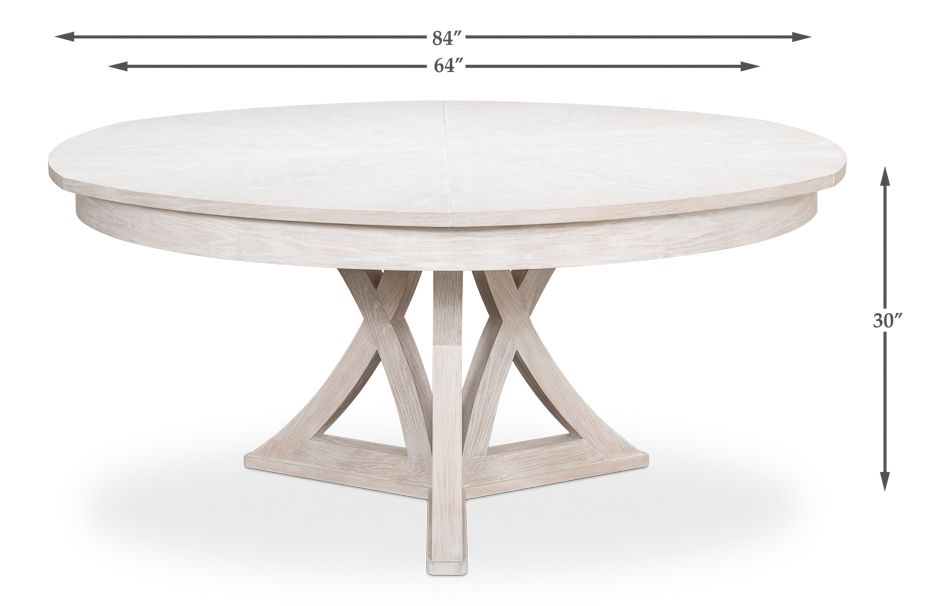 Expandable Jupe Table with a classic design