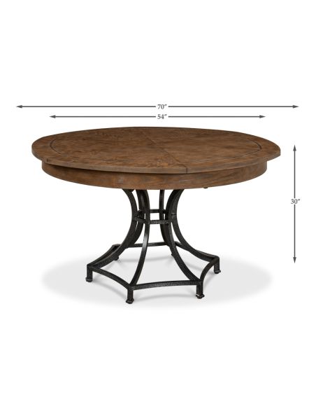 Ideally suited dining table