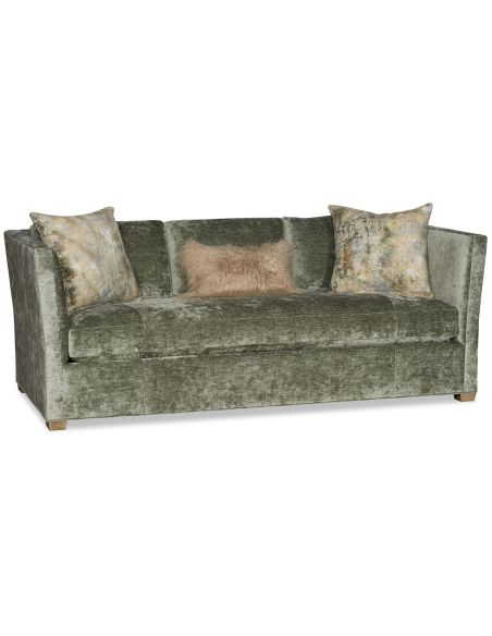 Lovely Velvety Sofa with a Distinctive Style