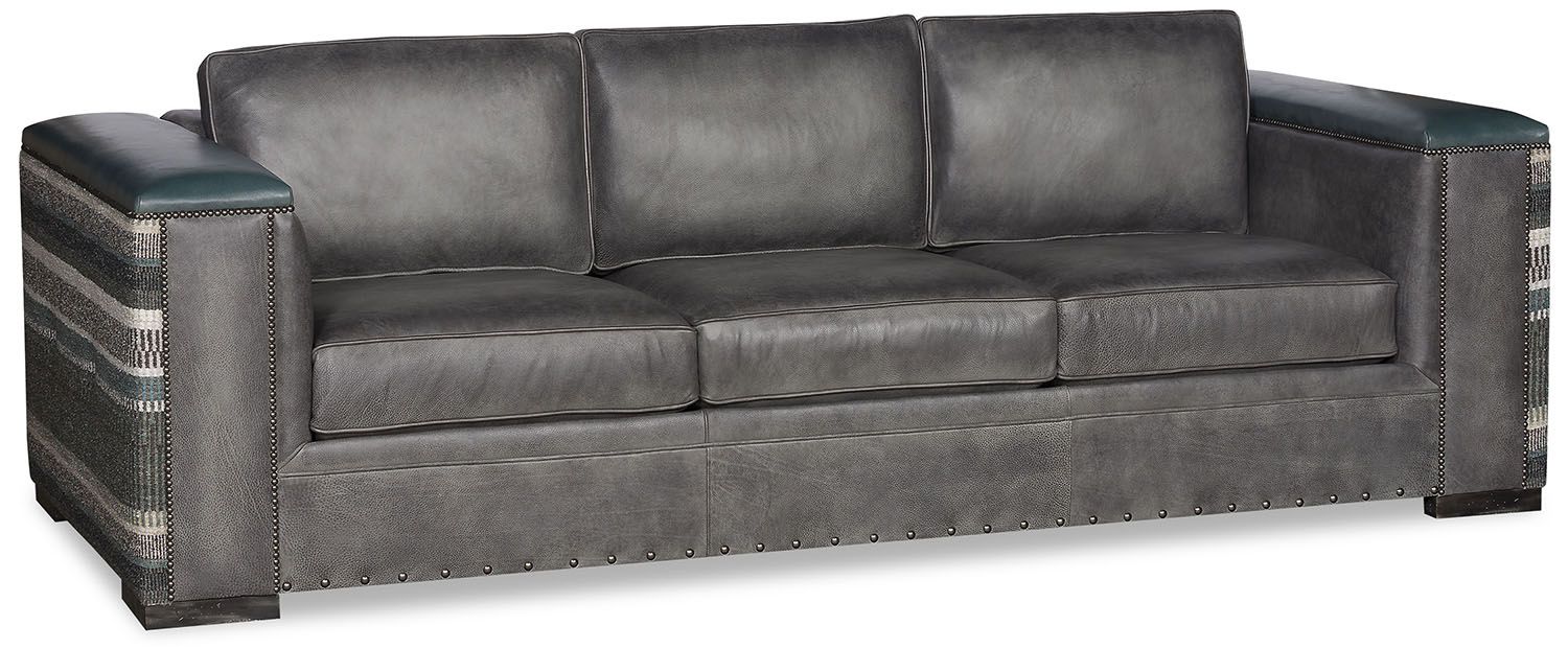 Leather sofa is the pinnacle of refinement and comfort