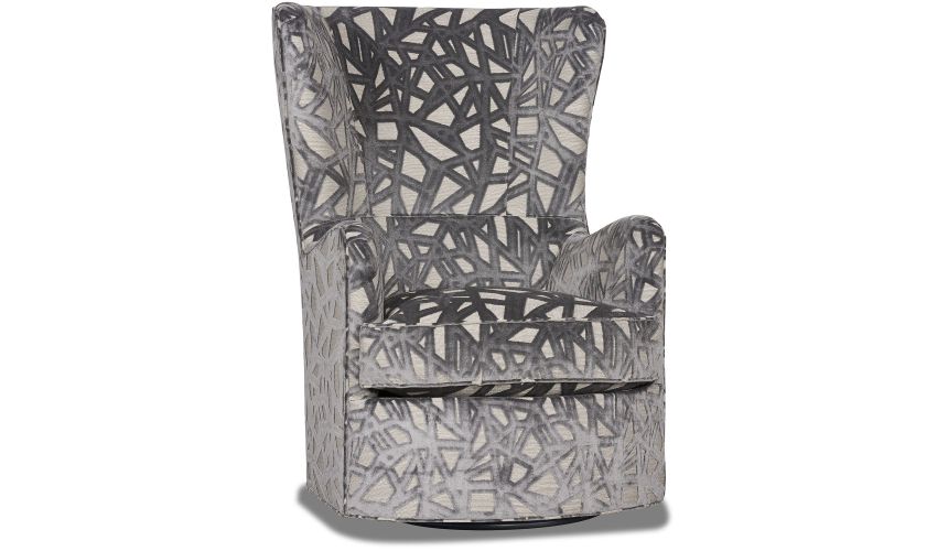 Luxurious Wingback Swivel Chair