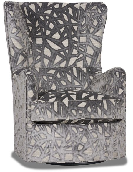Luxurious Wingback Swivel Chair