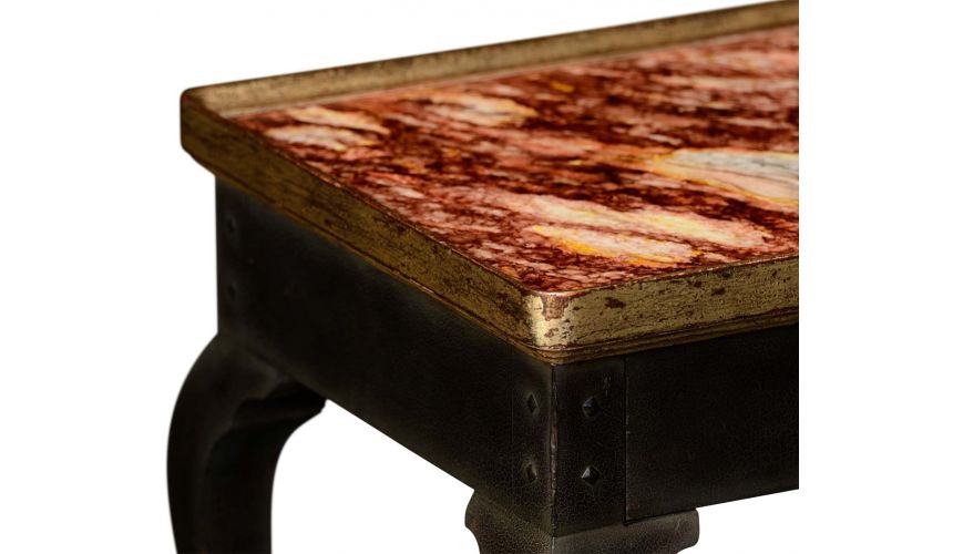 Hemsley table multi-marble