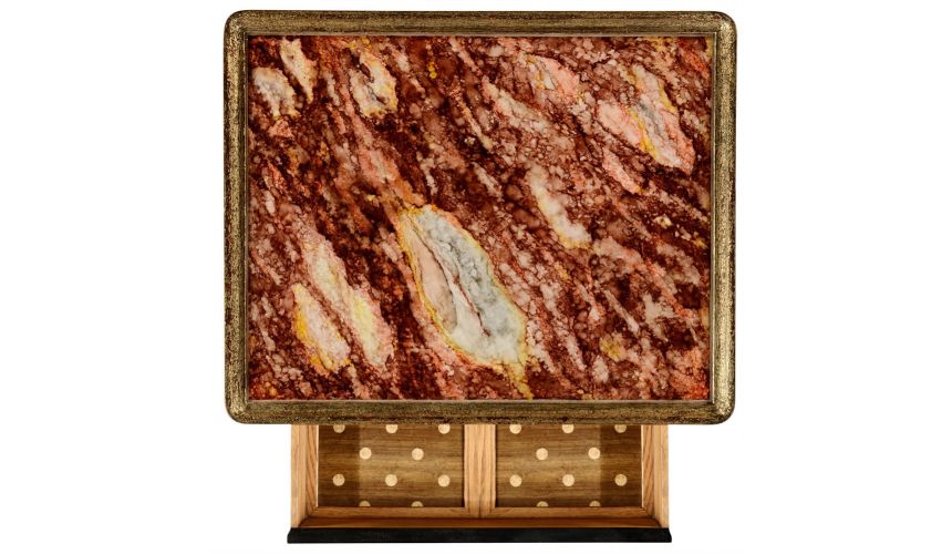 Hemsley table multi-marble