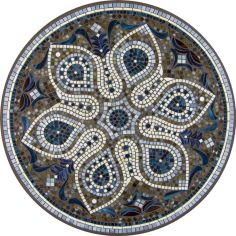 Ensuring versatility, the amazing iridescent mosaic pattern is a real statement piece.