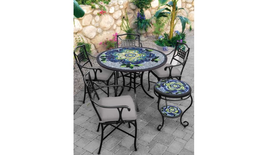 Exquisite patchwork with petal arrangement