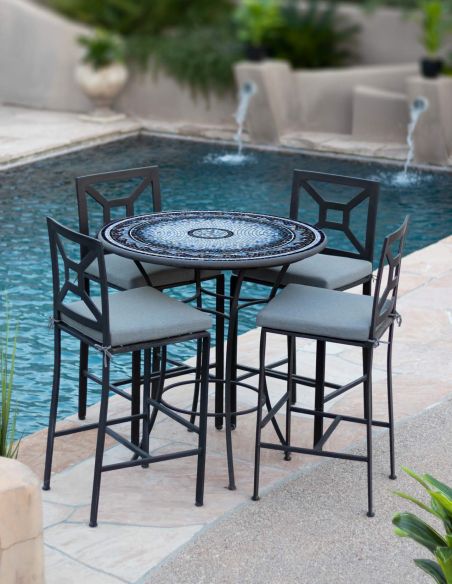 outdoor tables accent cocktail bistro