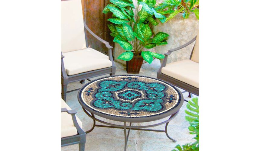 Stylish design with mosaic tile patterns