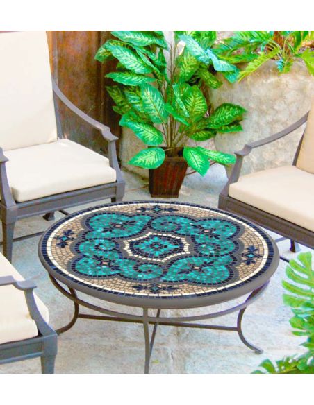 Stylish design with mosaic tile patterns