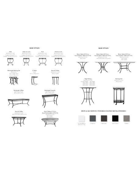 outdoor tables accent cocktail bistro