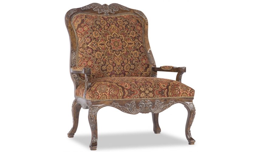 Dining Chairs Royal Arm Chair, Tapestry Pattern