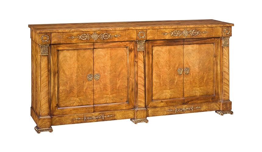 Breakfronts & China Cabinets 55-5 Solid walnut wood Solid oak wood Sideboard/Buffet