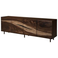 With its multiple storage sections, the rectangular cabinet has extraordinary aesthetic and functional benefits.