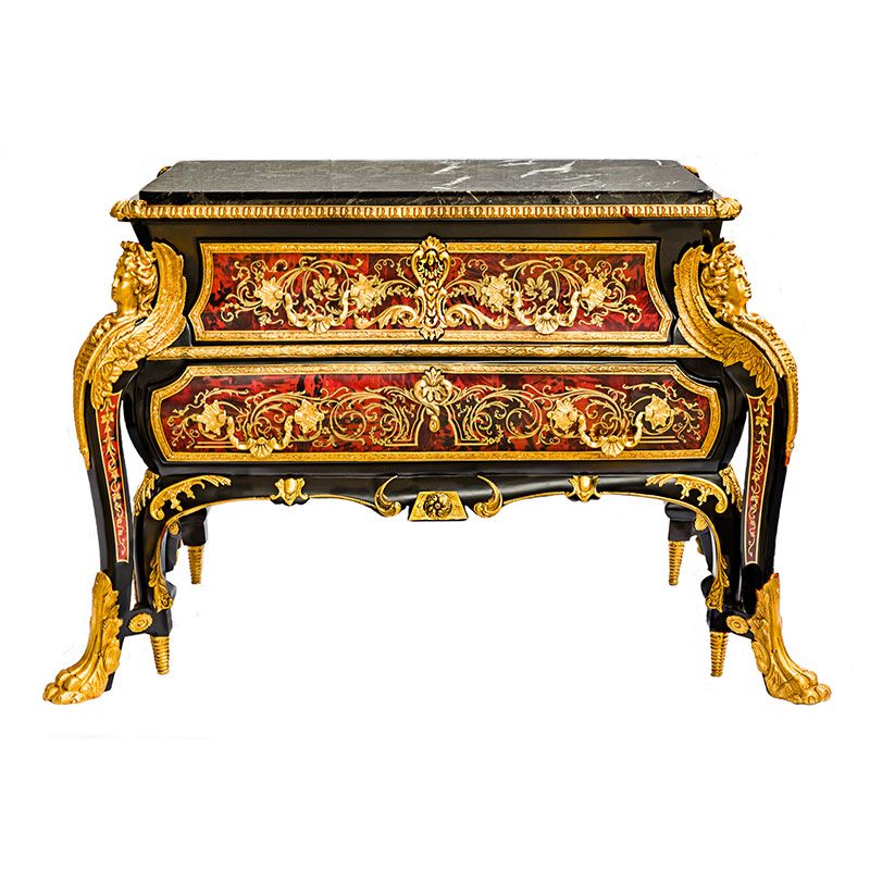 Chest of drawers King Louis collection boulle marquetry work