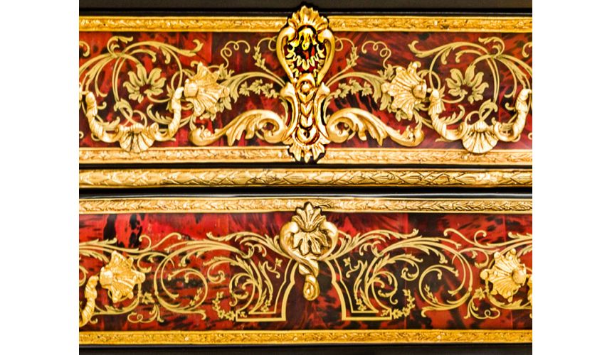 Chest of drawers King Louis collection boulle marquetry work