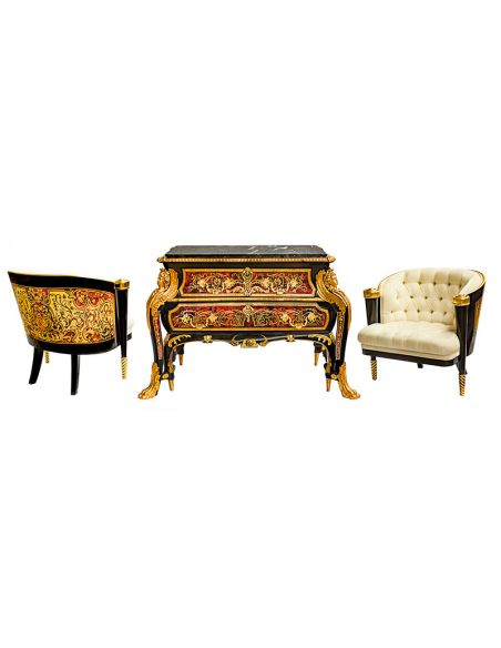 Chest of drawers King Louis collection boulle marquetry work