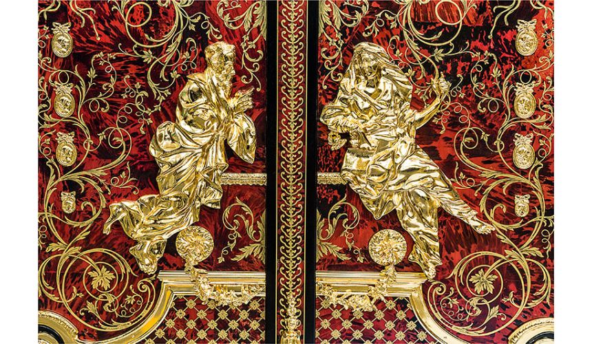 Armoire cabinet King Louis collection boulle marquetry