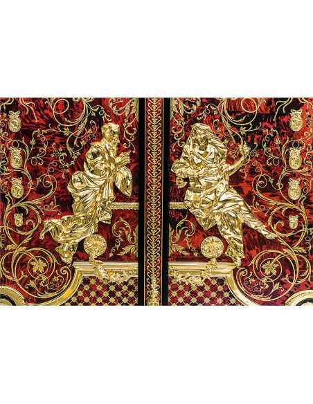 Armoire cabinet King Louis collection boulle marquetry