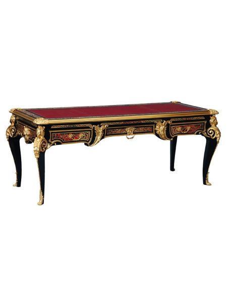 Writing desk King Louis collection boulle marquetry