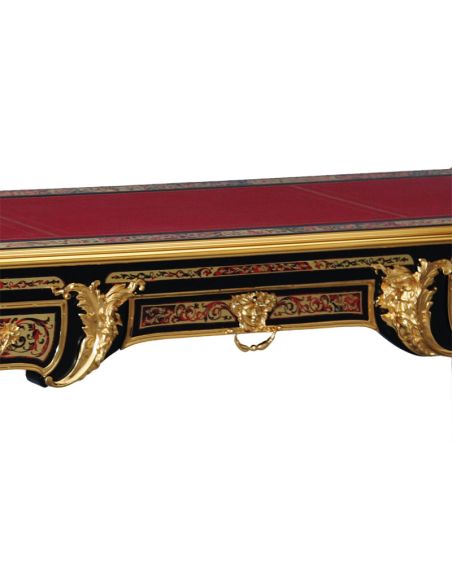Writing desk King Louis collection boulle marquetry