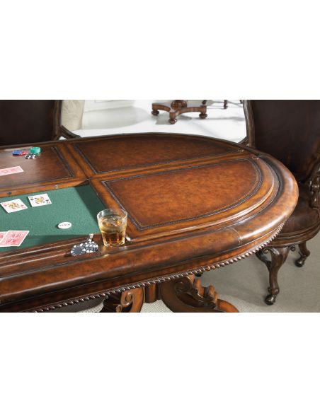 Mahogany poker table
