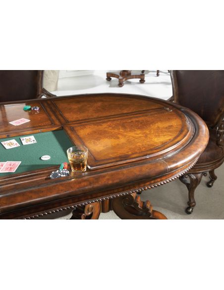 Mahogany poker table