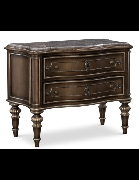marble top nightstand