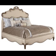 Gold Fancy French Royal Grand Orleans master bed