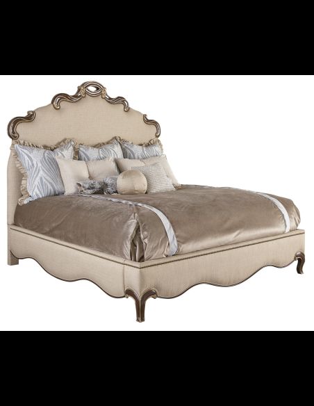 Gold Fancy French Royal Grand Orleans Master Bed