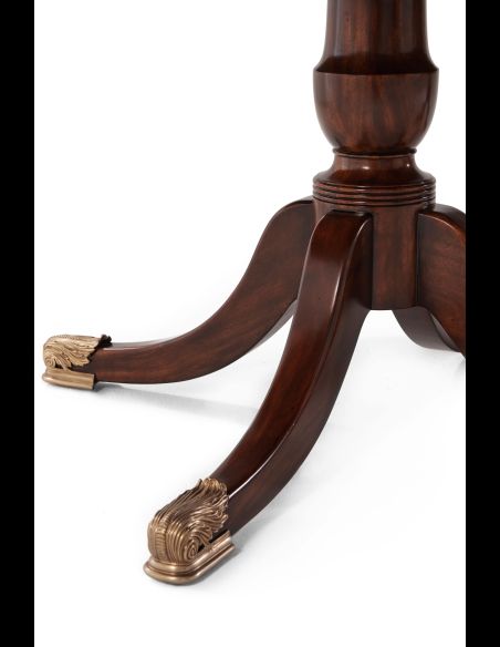 Extending dining table with self storing leaves. 6405-238