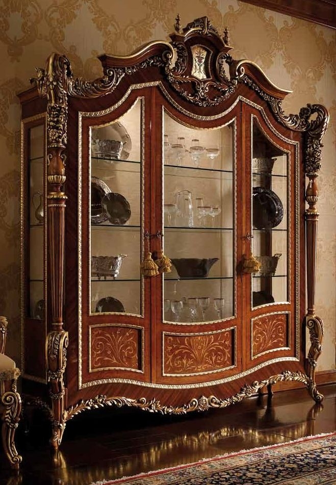 Breakfronts & China Cabinets High end display cabinet. Furniture masterpiece collection.