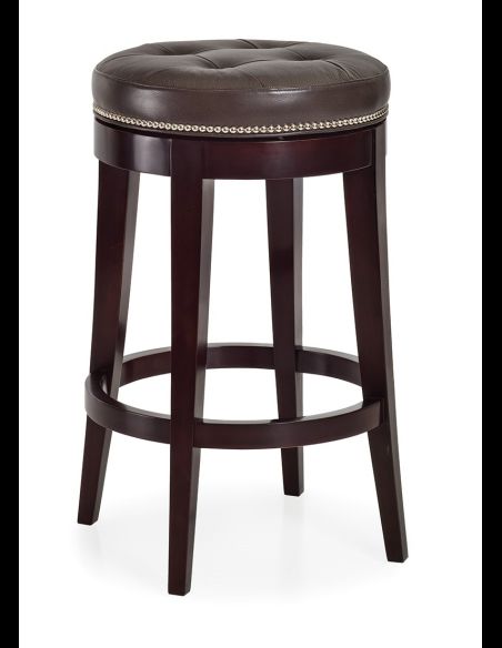 Lux leather bar stool