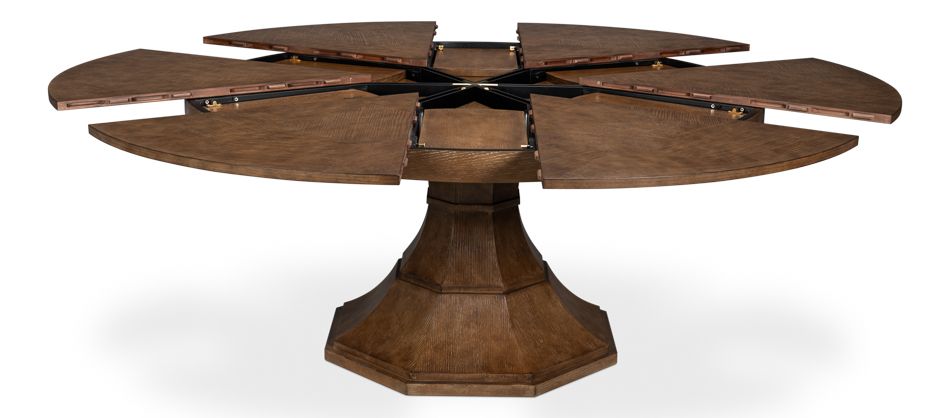 sarreid jupe expanding round to round dining table