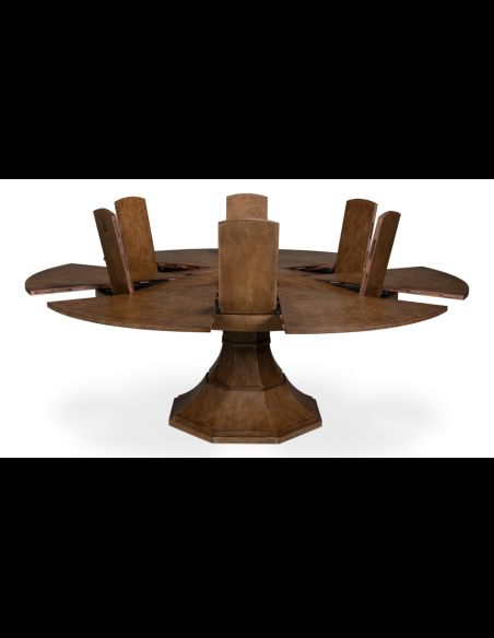 sarreid jupe expanding round to round dining table