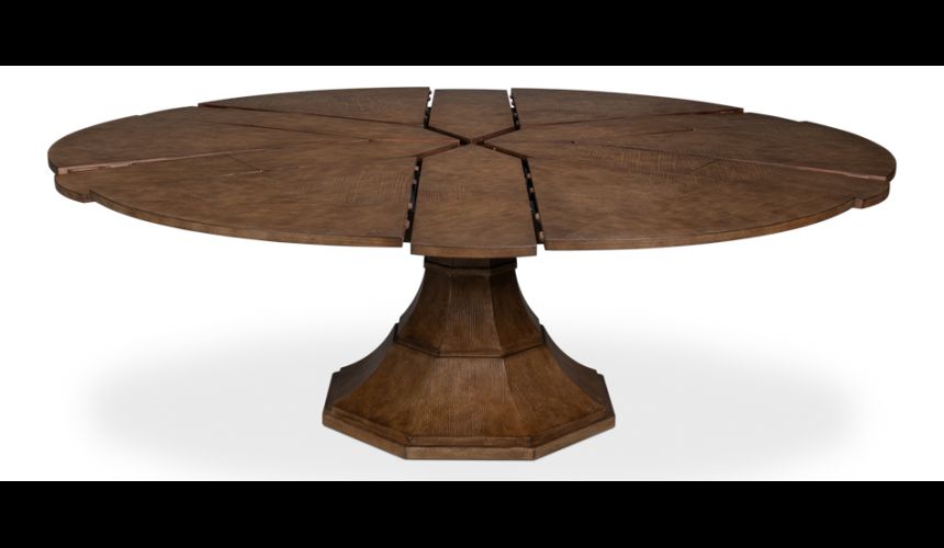 sarreid jupe expanding round to round dining table