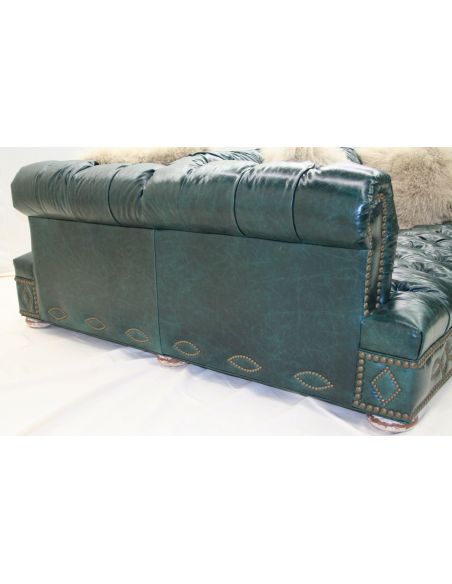 SOFA, COUCH & LOVESEAT Double Back 2 Back Tufted Chesterfield 1018