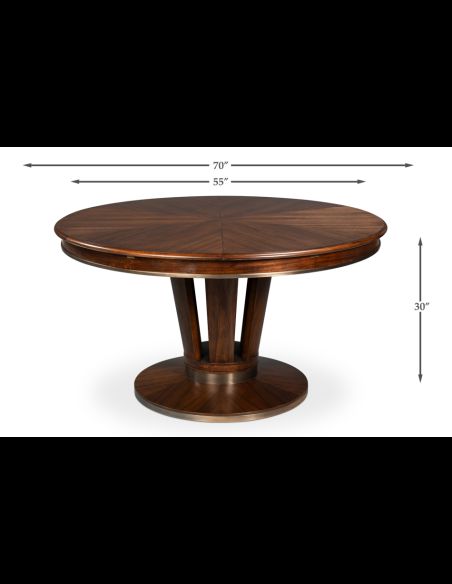 70 inch Jupe table transitional style