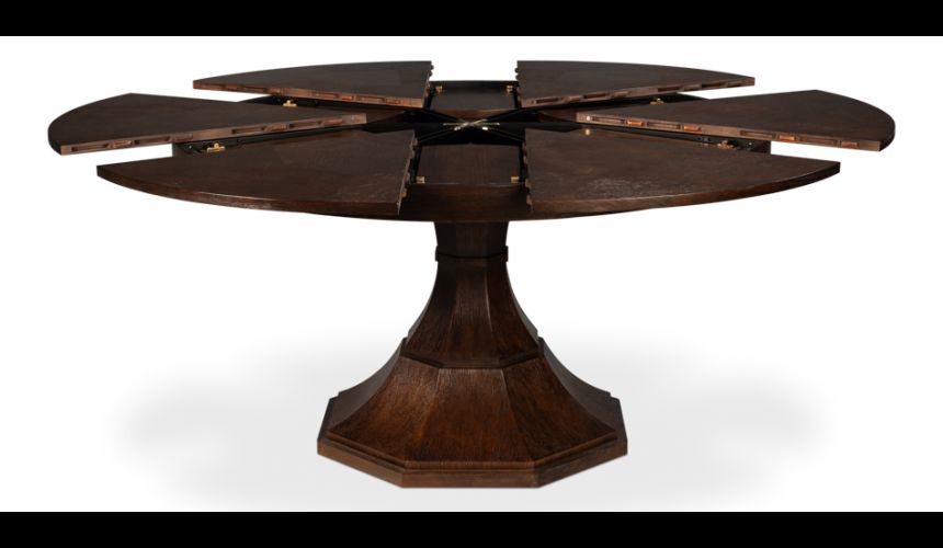 Round to round extending table 70 inch open