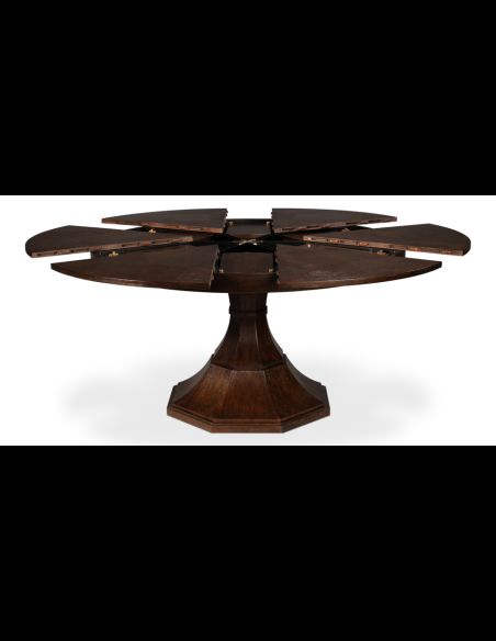 Round to round extending table 70 inch open