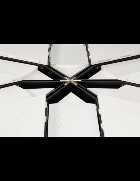 Jupe table is styled for the youth looking for classic furniture. Its beautiful combination of rustic metal and oak wood