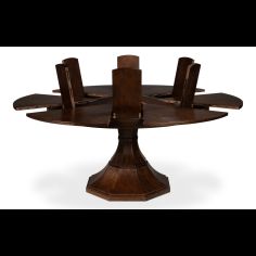 Giselle table in the Palladio wood finish adds a touch of tradition 2