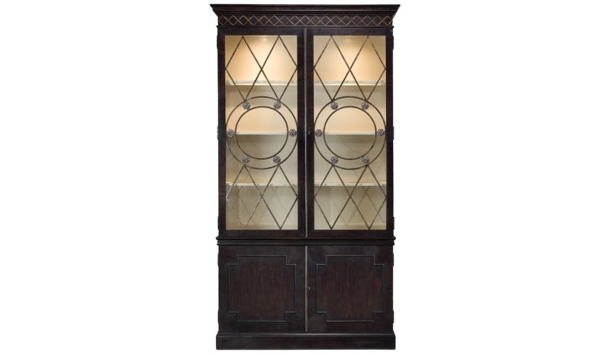 Breakfronts & China Cabinets Oak display or china cabinet